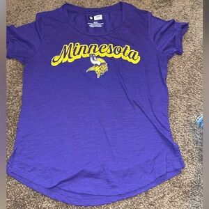 NFL Minnesota Vikings Purple Women's Tee Medium